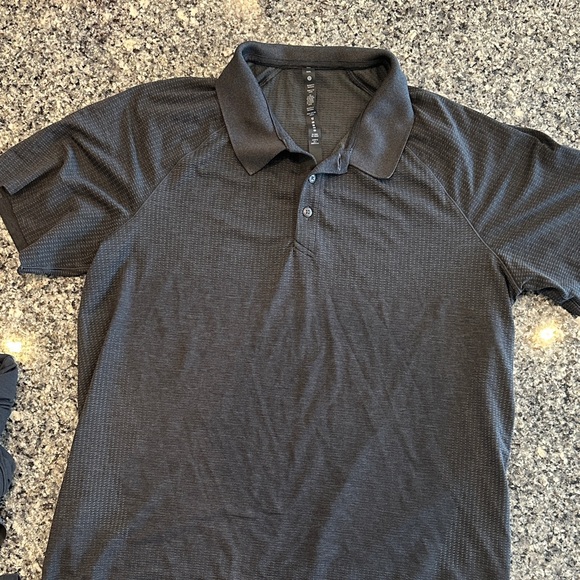 lululemon athletica Other - Lululemon Athletica Black Polo Shirt